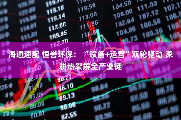 海通速配 恒誉环保： “设备+运营”双轮驱动 深耕热裂解全产业链