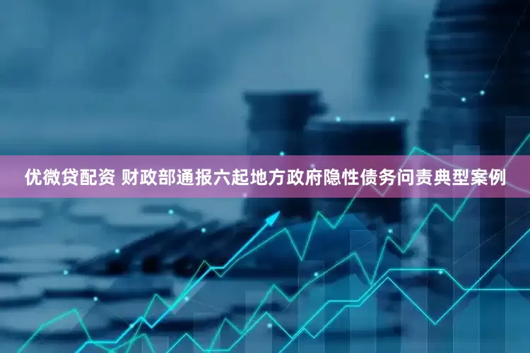 优微贷配资 财政部通报六起地方政府隐性债务问责典型案例